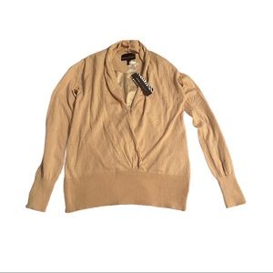 Dana Buchman Mocha Beige Cardigan